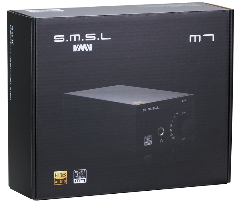 SMSL M7 HiFi 2 x ak4452 dsd512 DAC Audio USB
