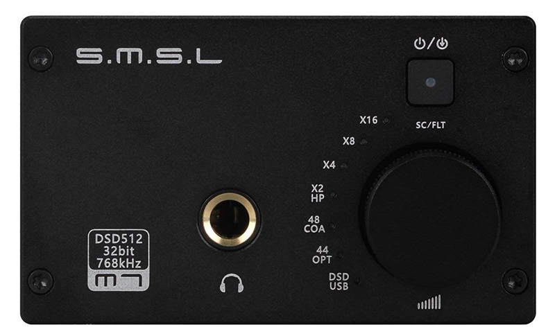 SMSL M7 HiFi 2 x ak4452 dsd512 USB DAC 32 bit-768khz