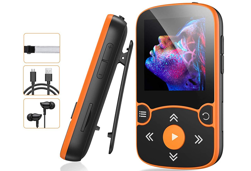 Test et Avis AGPTEK MP3 Bluetooth 5.0 avec Clip 32Go Lecteur MP3 Baladeur Sport Portable HiFi
