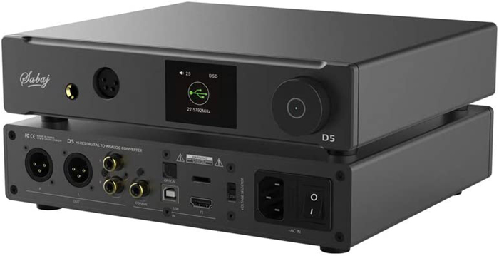 test et avis - Sabaj D5 Hi-Res DAC Convertisseur Audio&Amplis Casques Équilibre Amplificateur Puce ES9038PRO ES9311 32bit