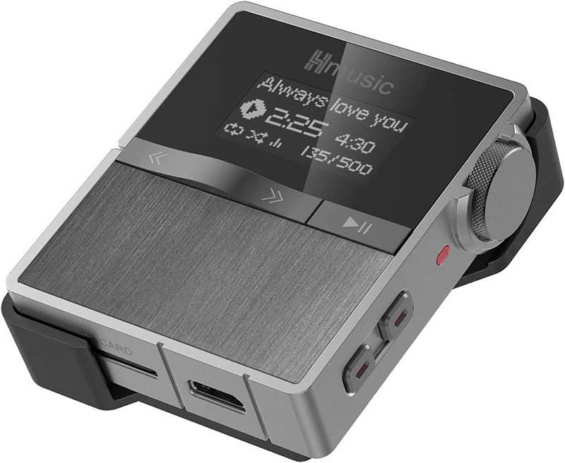 Lecteur MP3 HiFi avec Clip, Bluetooth et Audio Sans Perte