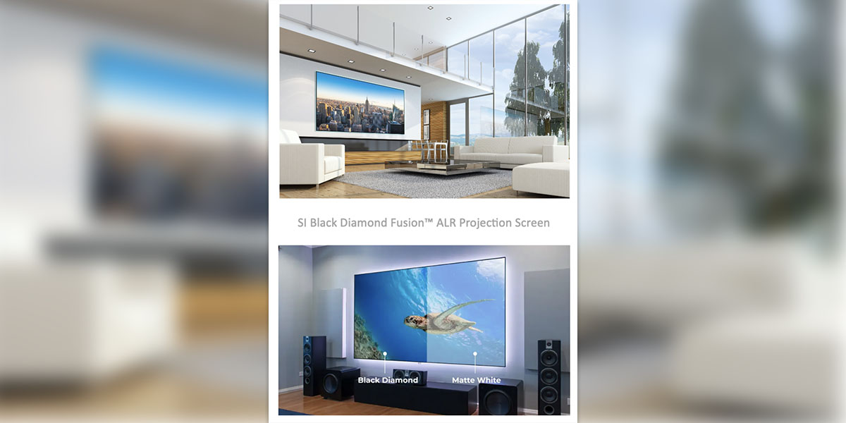 Une Révolution dans les Écrans de Projection - Le Black Diamond Fusion ALR de Screen Innovations
