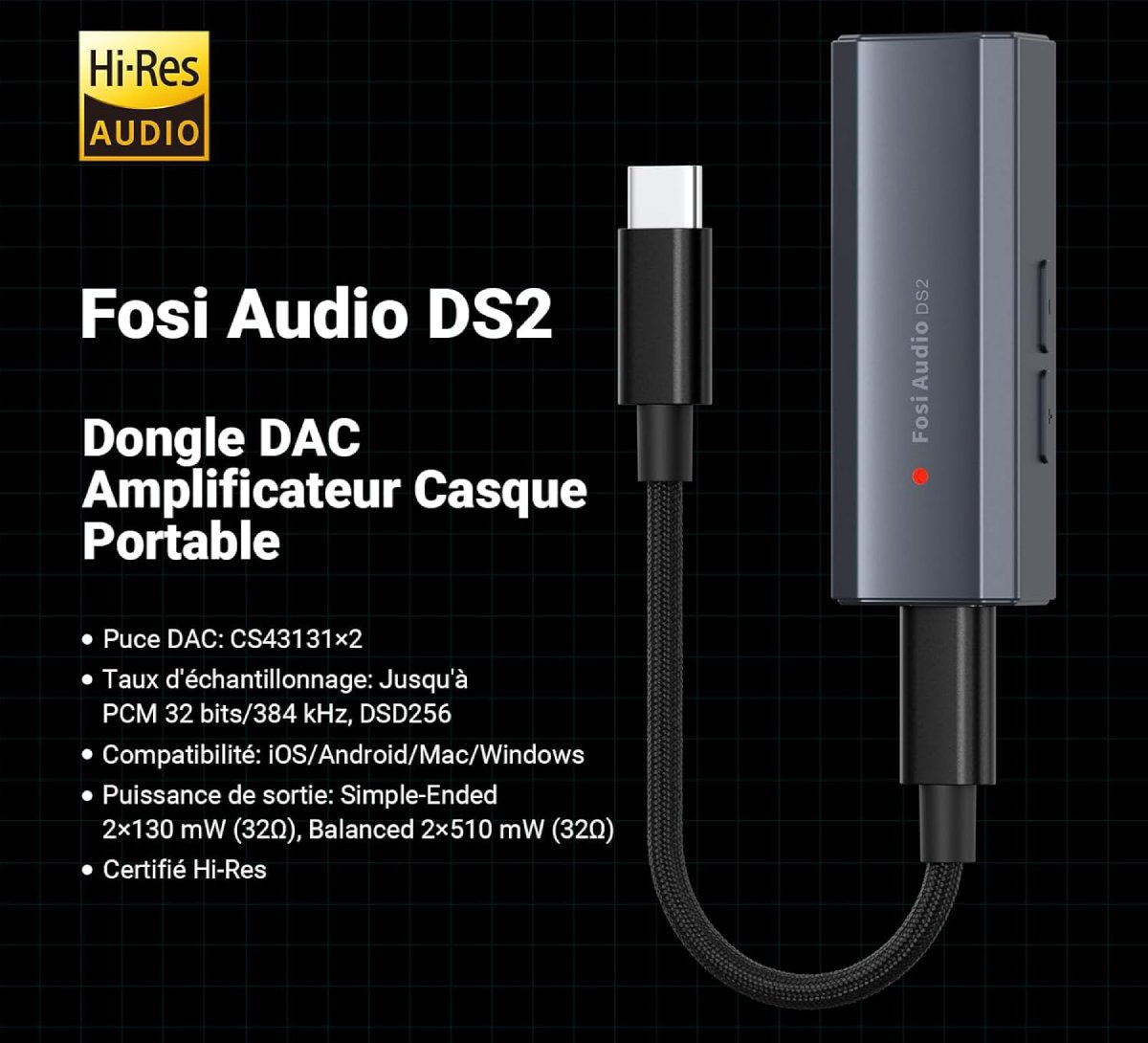 Test et Avis Fosi Audio DS2 Le DAC Dongle qui Défie la Concurrence à 60€