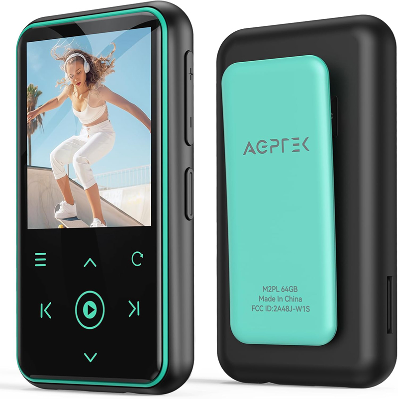 Test AGPTEK 64Go Lecteur MP3 Bluetooth 5.3 avec Clip Le meilleur lecteur MP3 sport ultra-compact de 2025