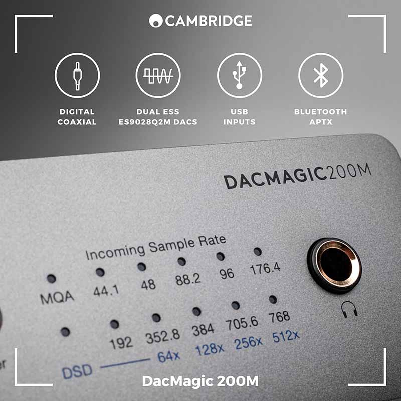 Vue générale Test - Complet Cambridge Audio DacMagic 200M L'Excellence Britannique Accessible