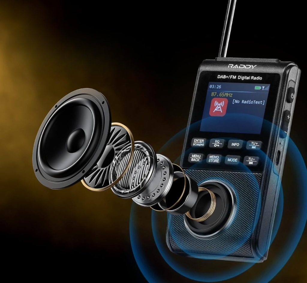 Avis sur la Radio Portable DAB FM Raddy RD939 - La Raddy RD939 en Test