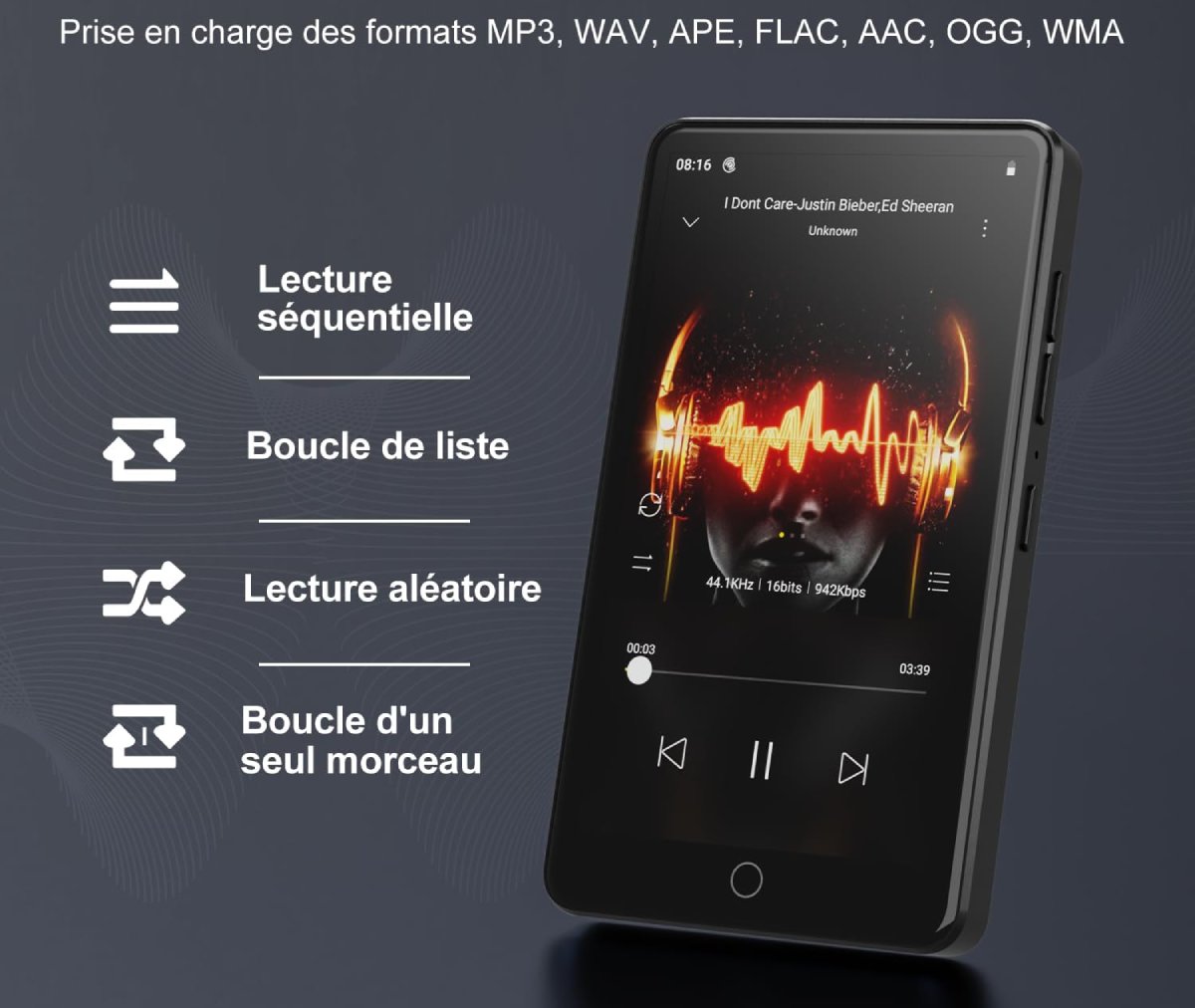 Avis sur le Lecteur MP3 AHENOD 96 Go - Comparatif avec la Concurrence