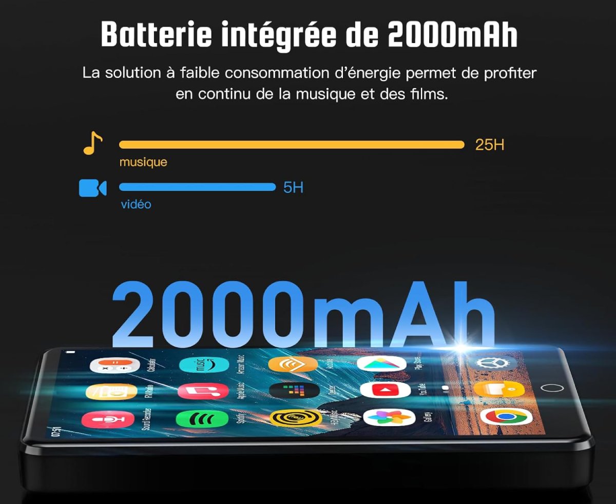Avis sur le Lecteur MP3 AHENOD 96 Go - Guide d'Achat Pour Qui Ce Lecteur
