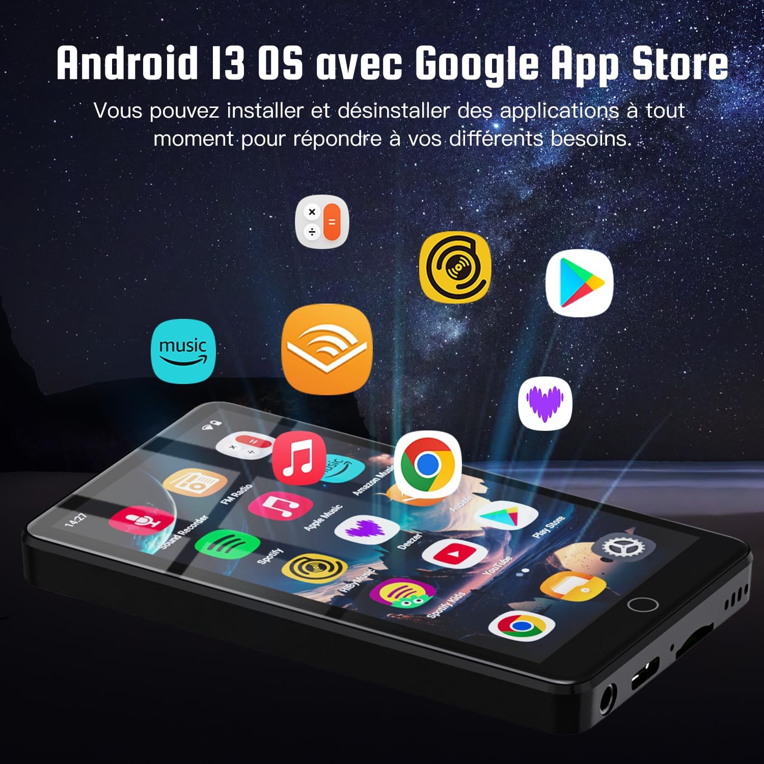 Avis sur le Lecteur MP3 AHENOD 96 Go - Streaming Musical L'Atout Majeur