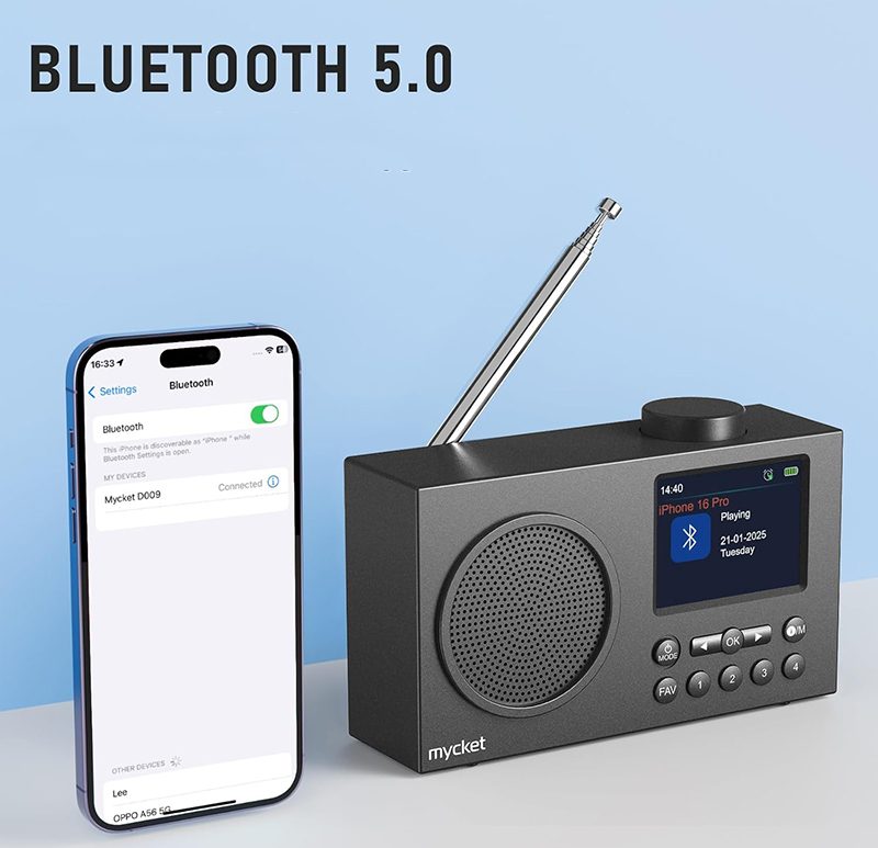 Details - Avant Radio Portable DABDAB+ Mycket Test Complet et Avis COMPLET
