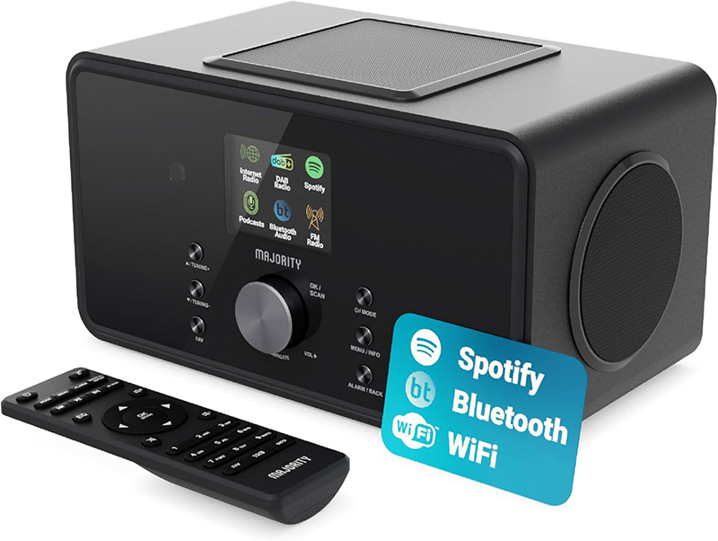 Details MAJORITY - Bard Radio Internet WiFi avec Bluetooth Test Complet et Avis