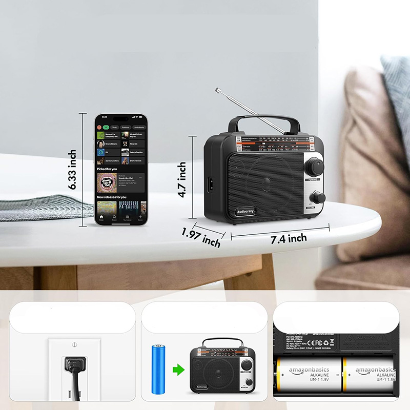 Details Radio Portable FM Audiocrazy AC-Q1ARB Notre Test Complet et Avis Détaillé 2025