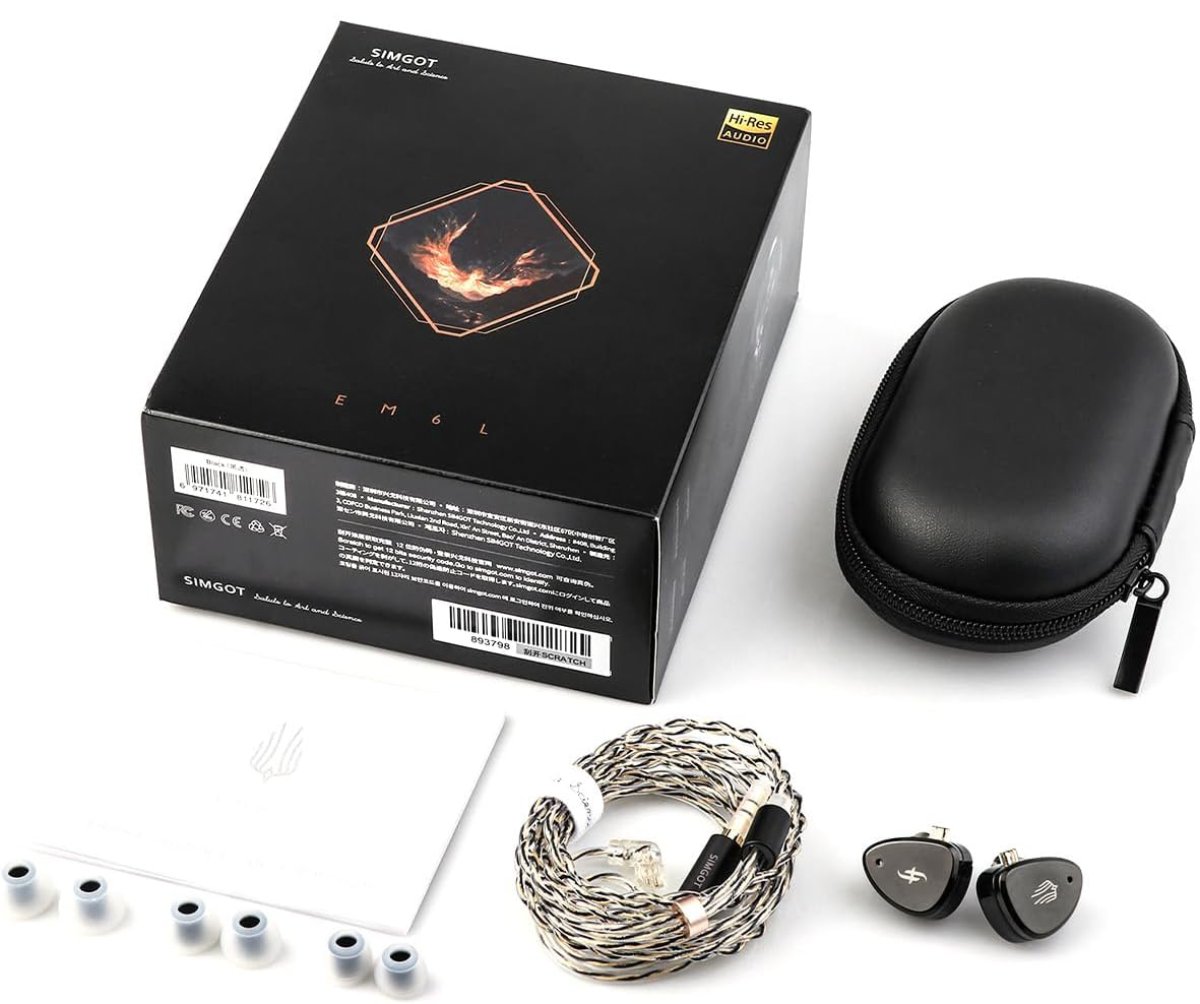 Détails du Casque Simgot EM6L 1DD+4BA