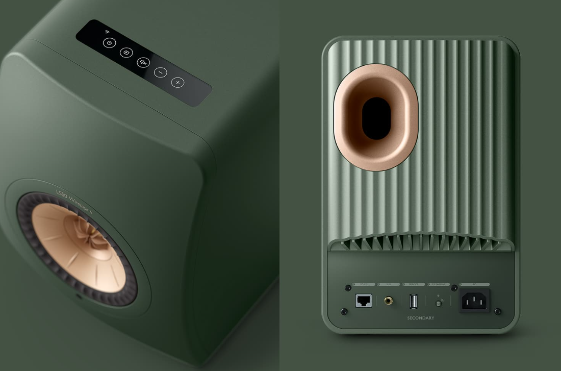 Les LS50 Meta et LS50 Wireless II de KEF se dévoilent en Sand Shell et Moss Green - Le pouvoir visuel et esthétique des enceintes KEF