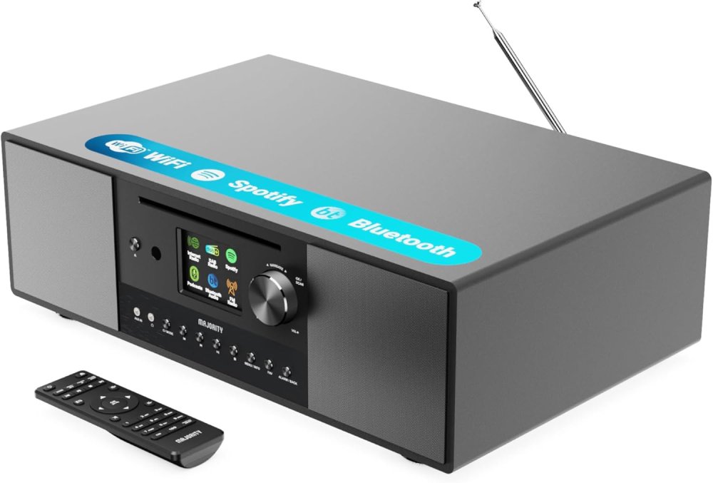 MON Test COMPLET Majority Quadriga Radio DAB+ Internet avec Lecteur CD - Comparatif avec la concurrence