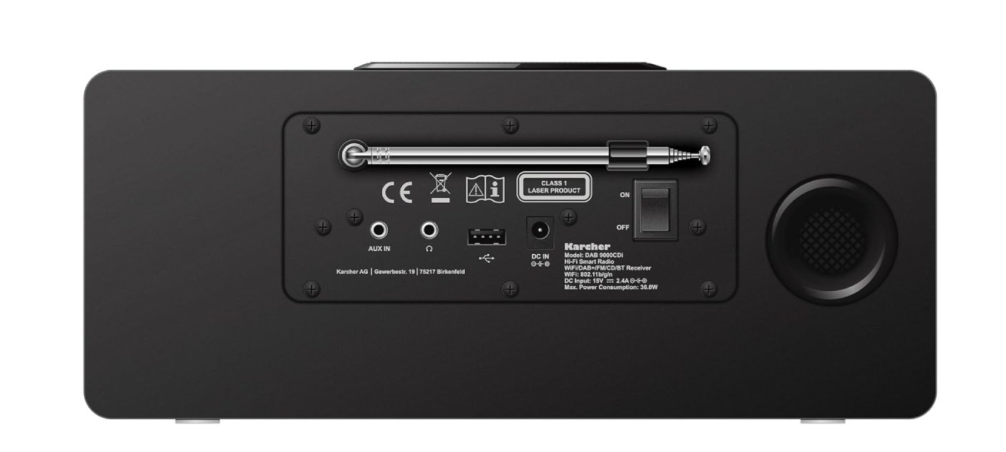MON Test COMPLET de la Radio Karcher DAB 9000CDi Radio Internet avec Lecteur CD - détails complets