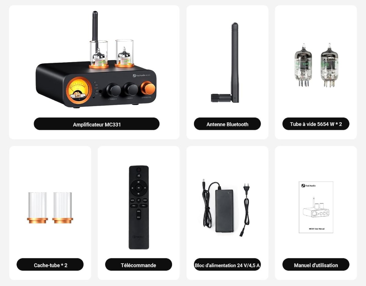 MON Test COMPLET du DAC Fosi Audio MC331 - détails du pack