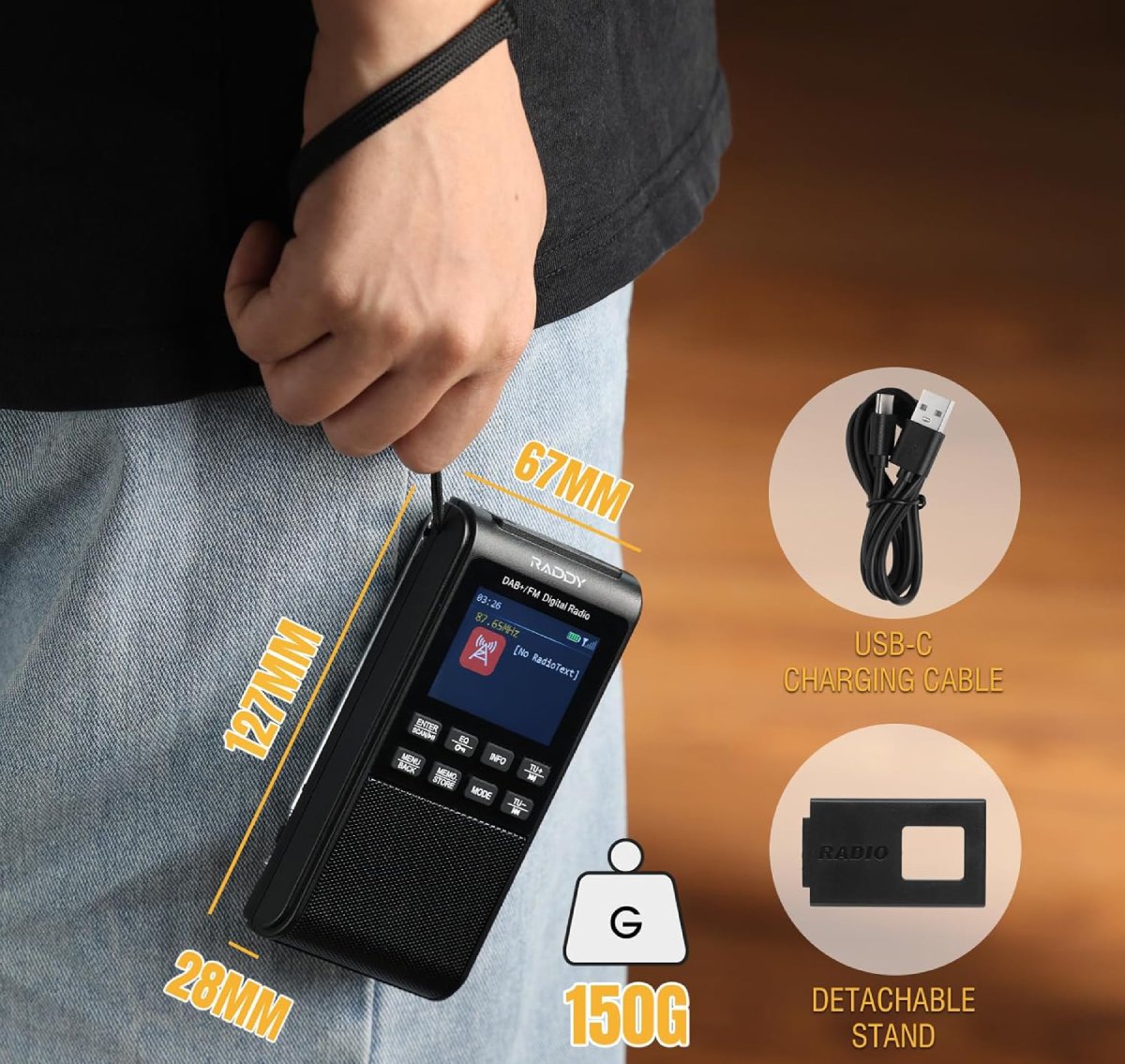 Raddy RD939 Radio DAB FM Portable Test Complet et Avis 2025