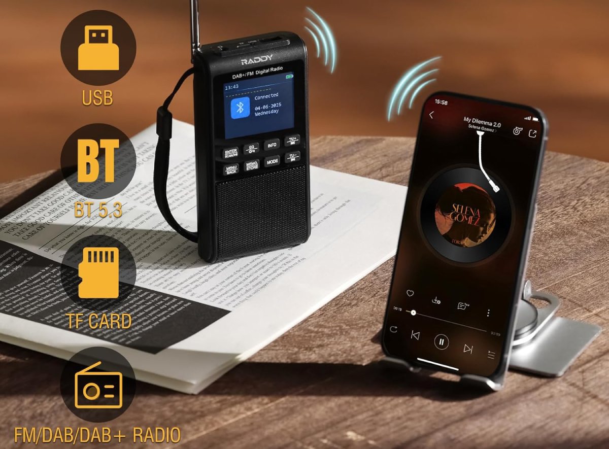 Test COMPLET de la Radio Portable DAB FM Raddy RD939 - Avantages et Inconvénients
