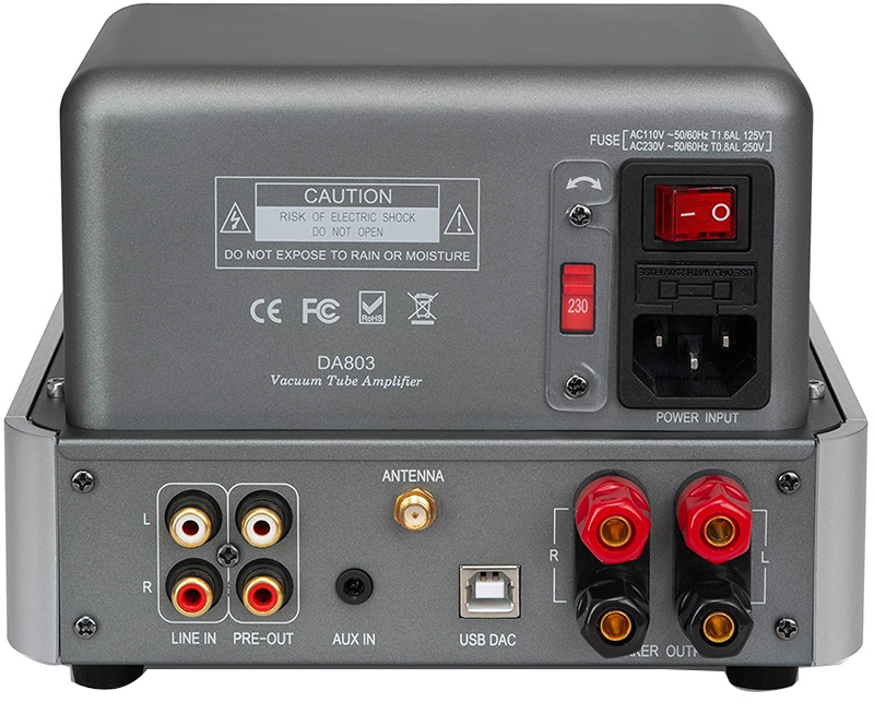 Vue Arrière Test Dorchase DA-803 L'Amplificateur Hybride qui Réconcilie Tubes et Modernité