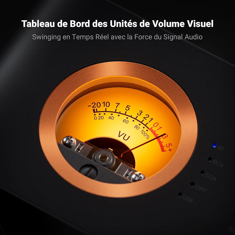 Vue de face Test - DAC Fosi Audio MC351 L'Amplificateur 2.1 Canaux qui Révolutionne l'Audio Abordable
