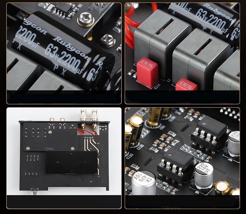 Vue détaillée Test de l'AIYIMA A80 Le DAC Amplificateur Intégré qui Révolutionne l'Audio Desktop