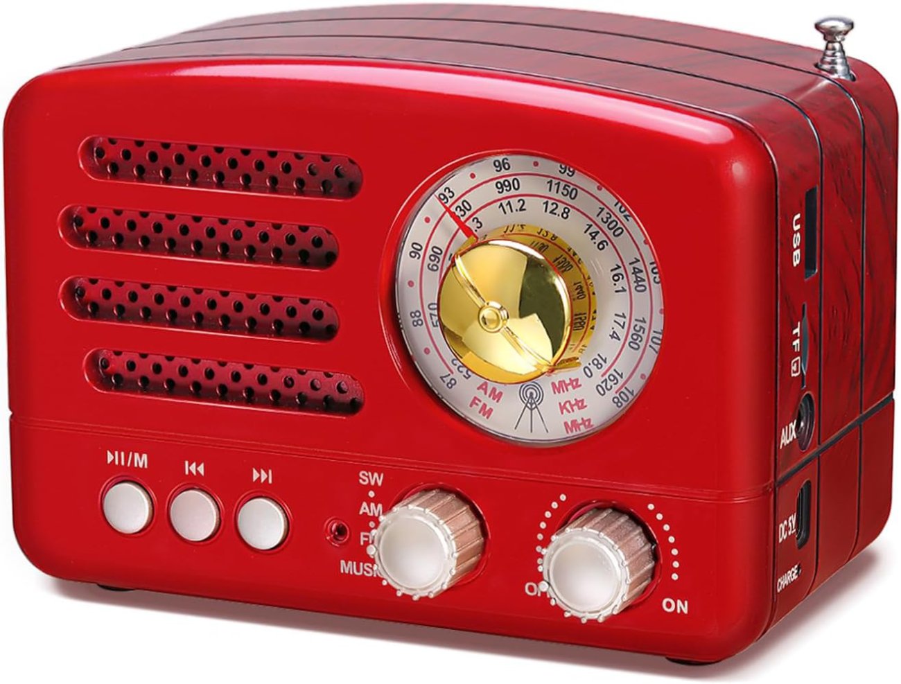Avis sur la Radio Portable Vintage Bluetooth PRUNUS J-160 - Présentation de la PRUNUS J-160