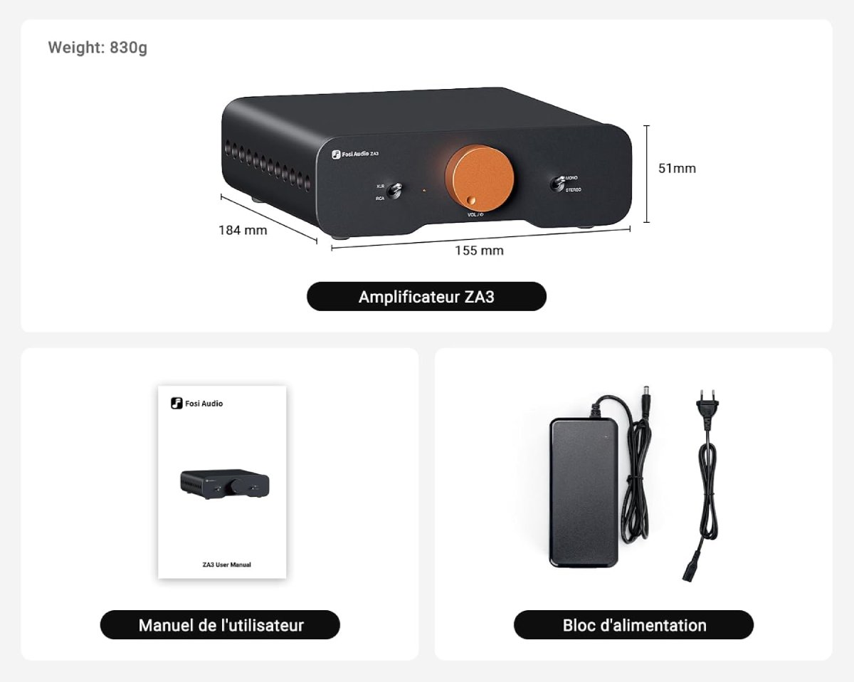Avis sur le DAC Fosi Audio ZA3 l'Amplificateur de Nouvelle Génération