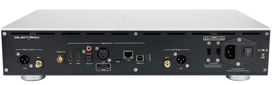 Détails du Gustard R30 - Un DAC en Streaming R2R Innovant