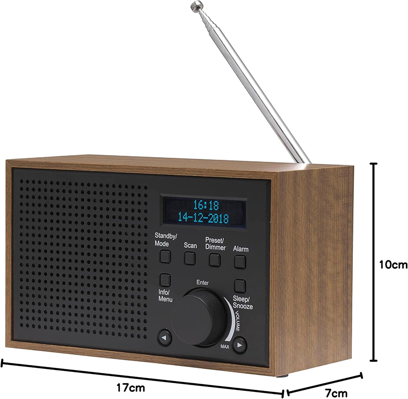 Dimensions Test Complet du Denver DAB-46 La Radio Numérique Portable DAB+ et FM Abordable