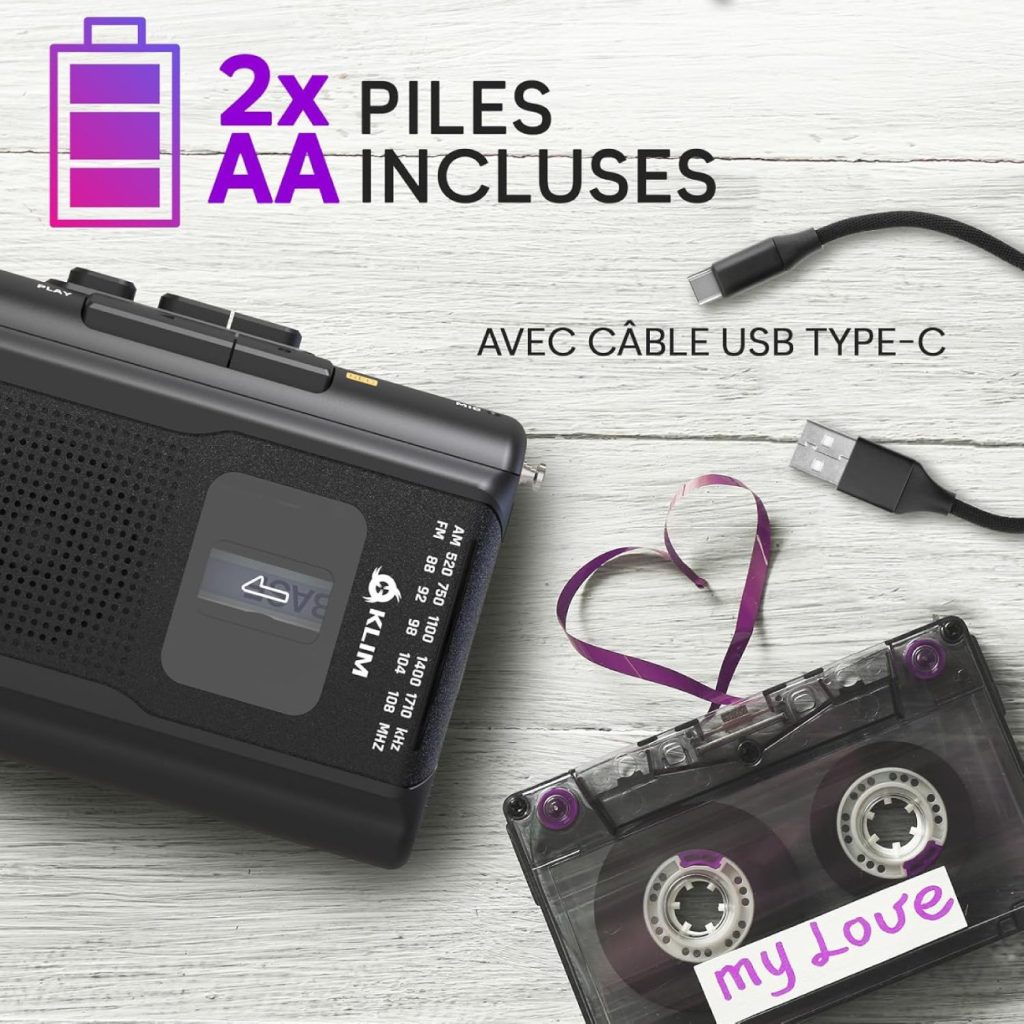 KLIM K8 Baladeur Radio Cassette - MON Test Complet - Connectivité et Alimentation
