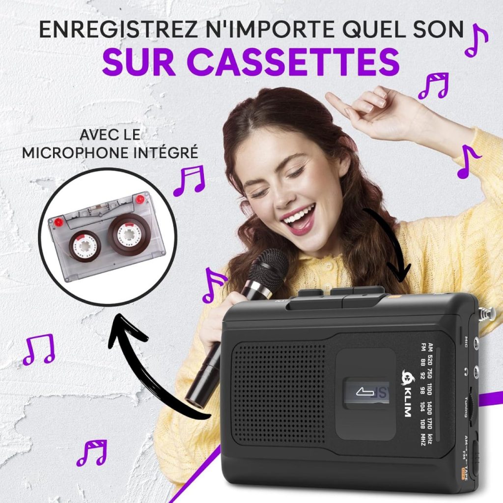 KLIM K8 Baladeur Radio Cassette - MON Test Complet - Fonctionnalités Audio