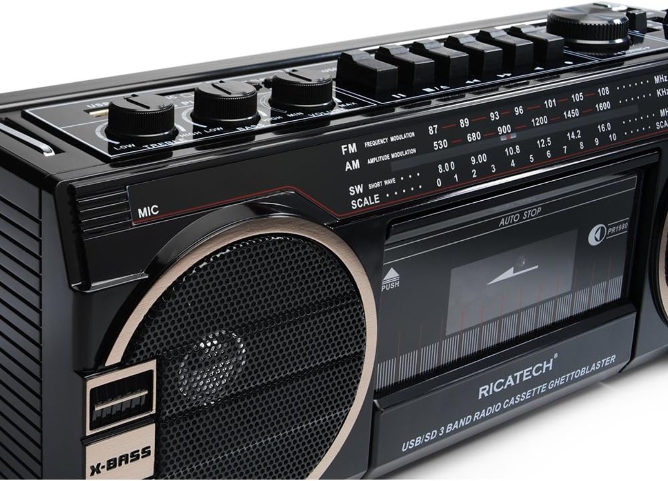 MON Avis sur la Radio Cassettes Ricatech PR 1980 Ghetto Blaster Boombox