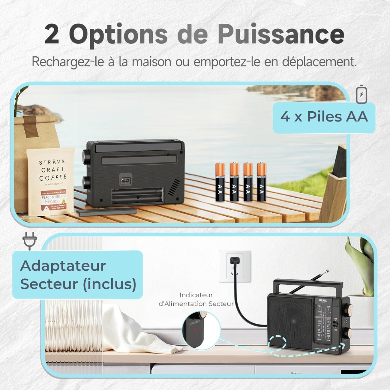 MON Avis sur la Radio Portable FM PRUNUS J-03