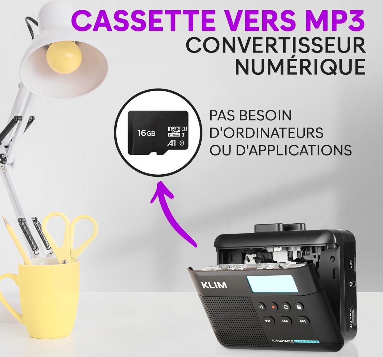 MON Avis sur le Baladeur Lecteur Cassette Audio KLIM K7 - Test Approfondi Performance et Innovation