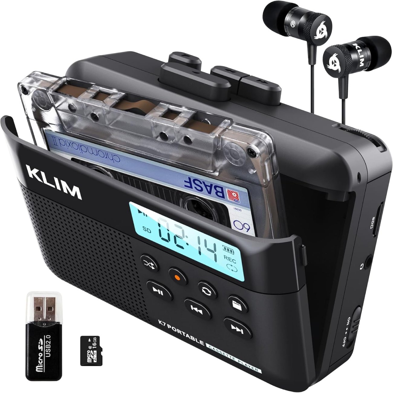 Présentation du Baladeur Lecteur Cassette Audio KLIM K7