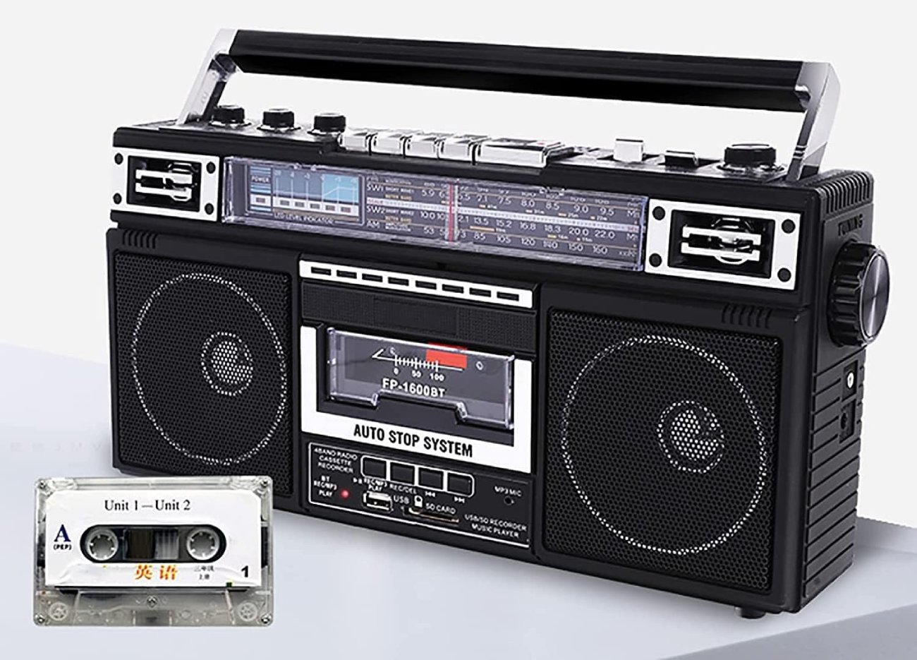 Test COMPLET du Lecteur de Cassettes Radio Rétro GBHJJ - Performance et Qualité Sonore