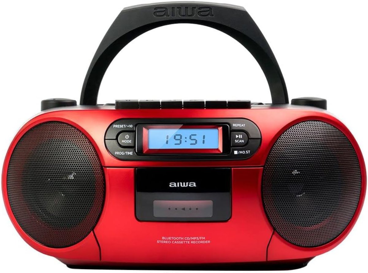 Test COMPLET du Radio Cassette Bluetooth CD Aiwa BBTC-550RD - Comparatif avec la Concurrence