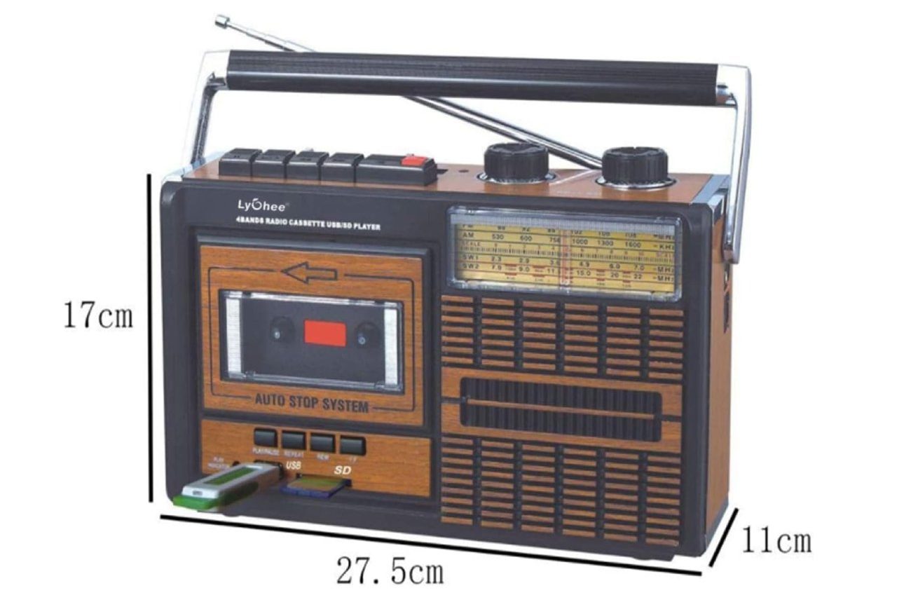 Test Complet Radio Portable Rétro Lychee avec Lecteur et Enregistreur de Cassettes - Installation et Première Utilisation