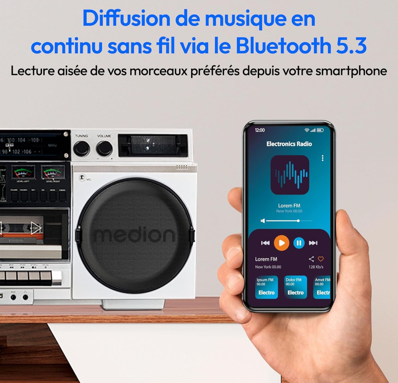 Test MEDION P66538 Le Ghettoblaster Rétro - Avantages et Points Forts
