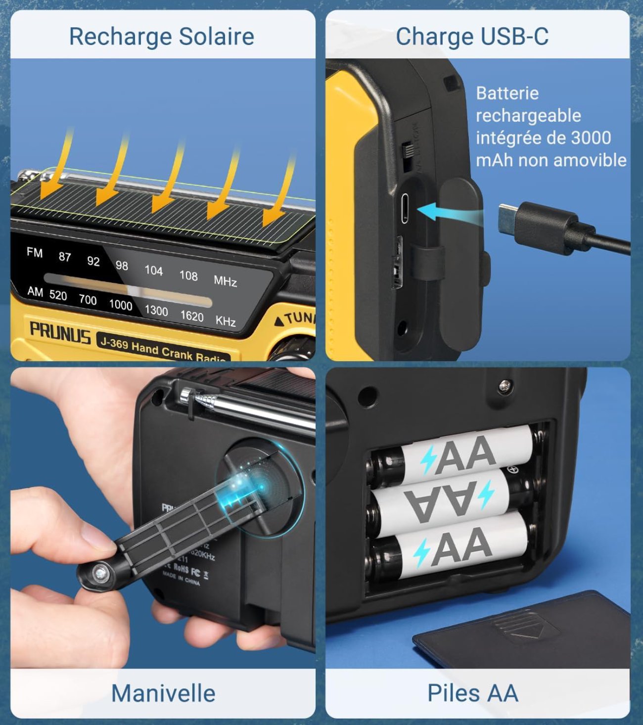 Test et Avis de la Radio Portable PRUNUS J-369 - Comparaison avec la Concurrence Spécialisée