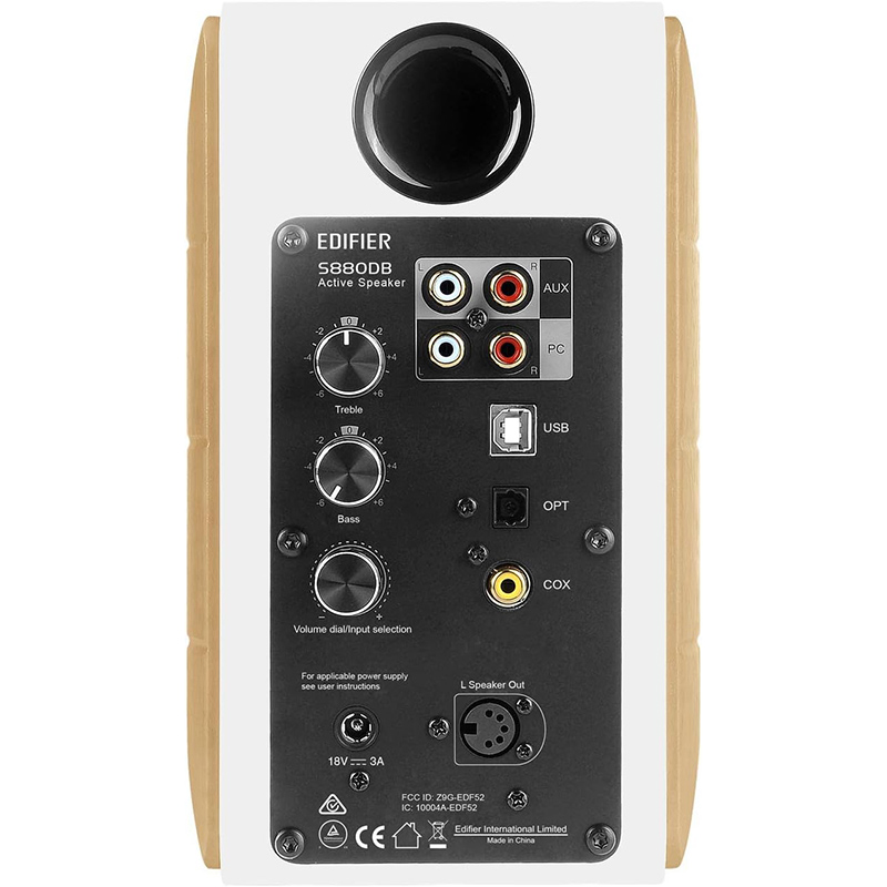 Vue Arrière Test Edifier S880DB MKII 2025 : Les Meilleures Enceintes Actives à 244€