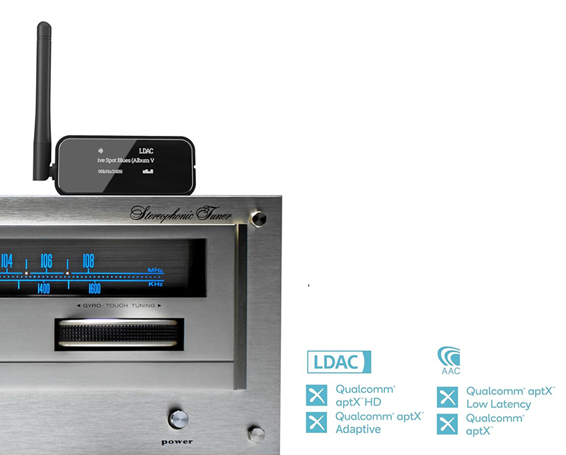 Auris Blume - Pro Recepteur Bluetooth DAC HiFi Bluetooth 5.3