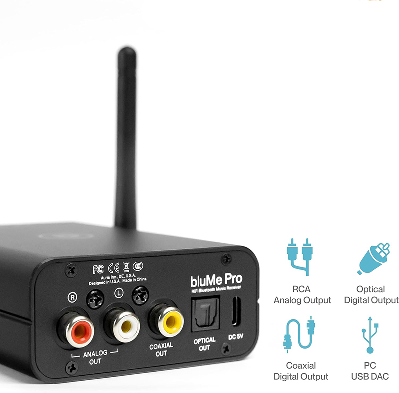 Auris Blume Pro Recepteur - Bluetooth DAC HiFi Bluetooth 5.3