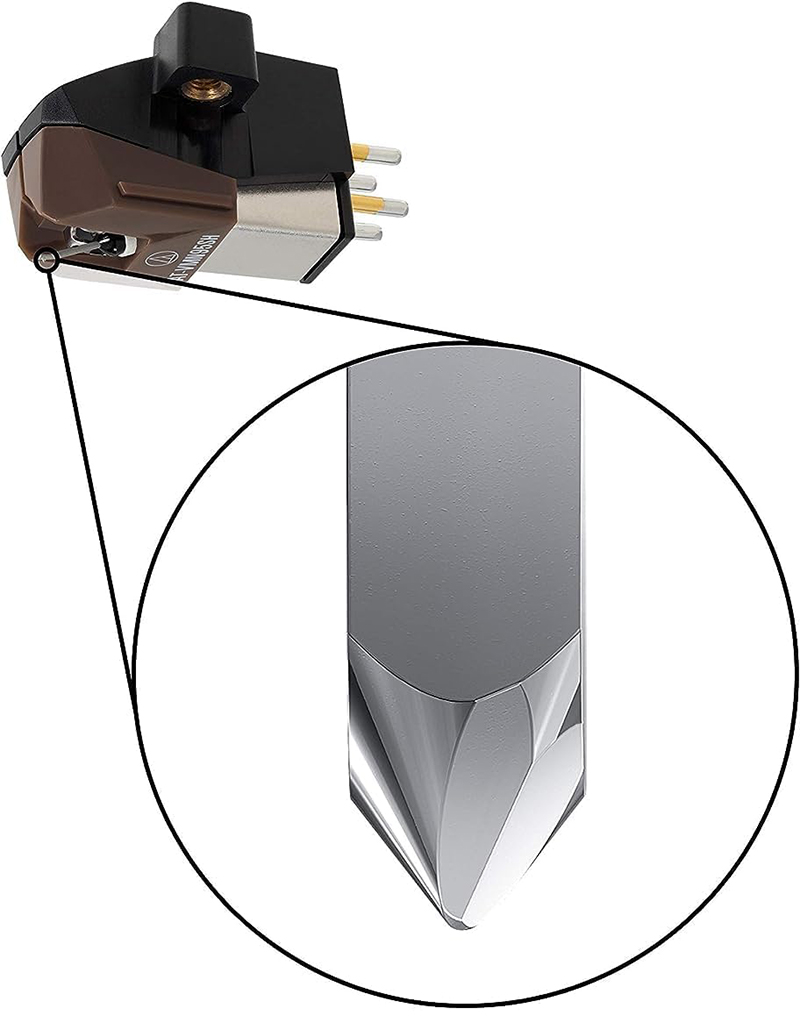 Details Audio-Technica AT-VM95SH Test Complet de la Cellule Phono MM à Diamant Shibata