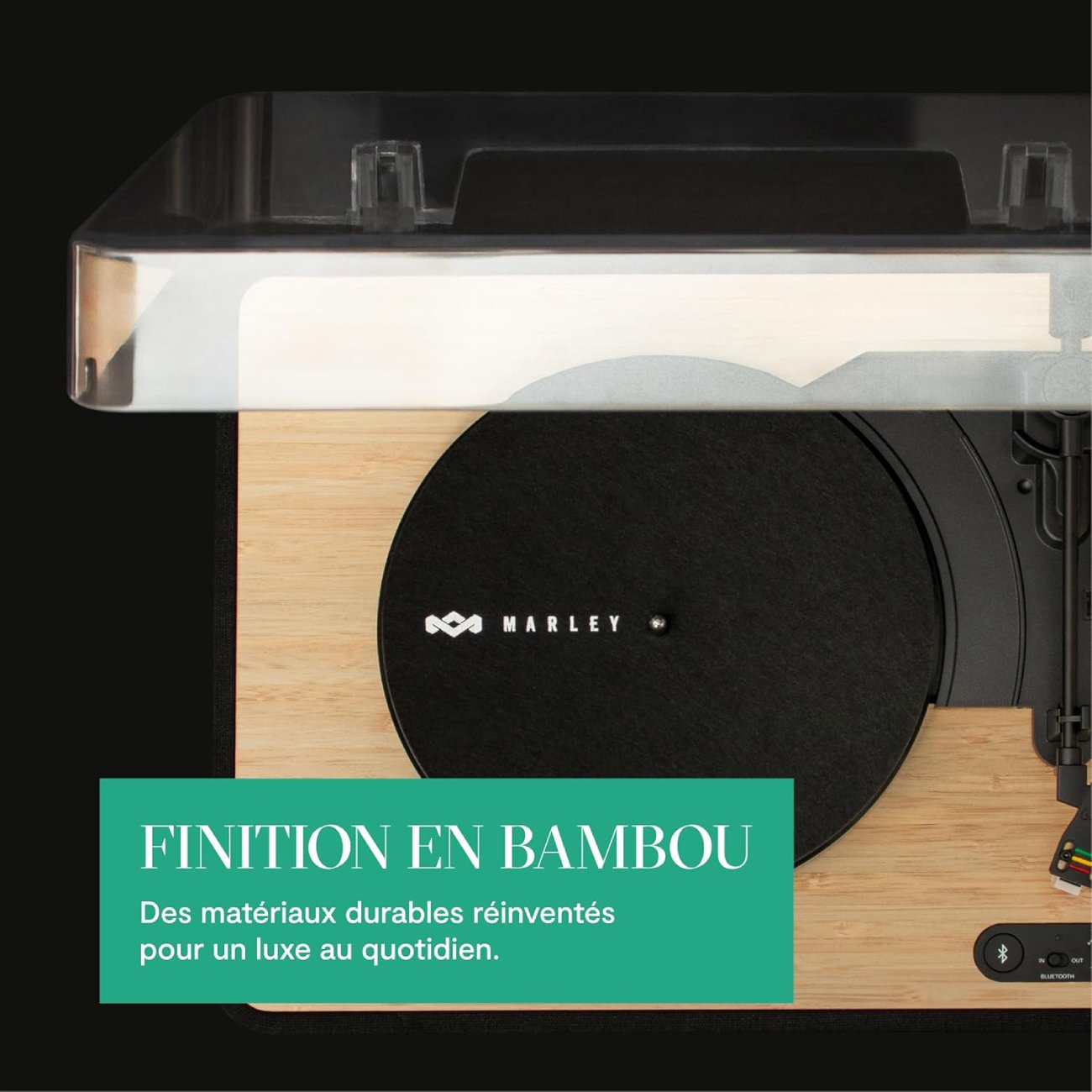 Platine Vinyle Bluetooth House of Marley Revolution - Caractéristiques Techniques Une Fiche Complète