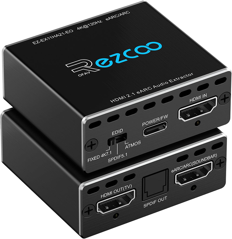 ROFAVEZCO Extracteur Audio HDMI 2.1 eARC 4K@120Hz Le Test Complet pour Votre Setup Gaming et Home Cinéma