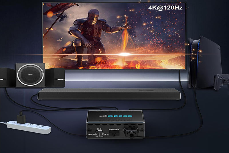 ROFAVEZCO Extracteur Audio HDMI 2.1 eARC 4K@120Hz Le Test Complet pour Votre Setup Gaming et - Home Cinéma