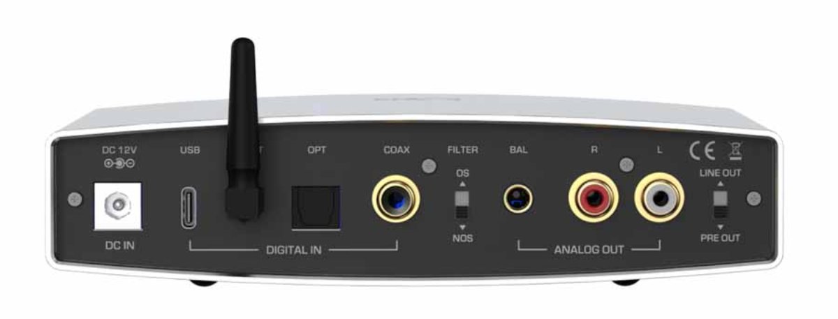 Shanling EH2 DAC Amplificateur - Une Connectivité Moderne et Complète