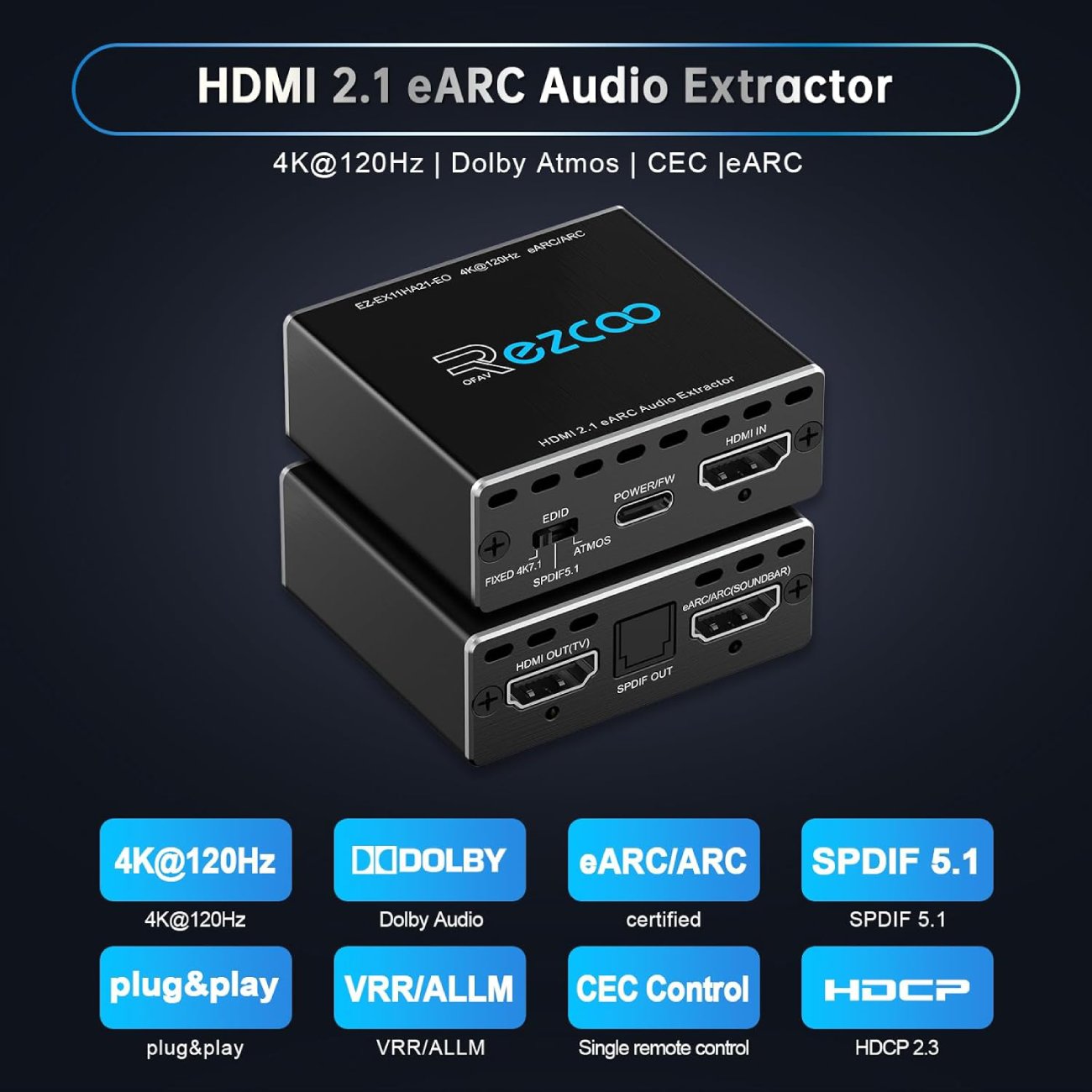 Test de l'Extracteur Audio HDMI 2.1 eARC 4K@120Hz ROFAVEZCO - Problèmes courants et solutions